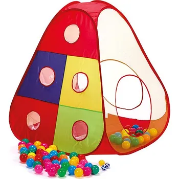 Dětský stan VOG Hrací stan s terči a míčky 100 ks