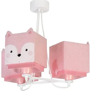 Žárovka Dalber 64587 - Dětský lustr LITTLE FOX 3xE27/60W/230V