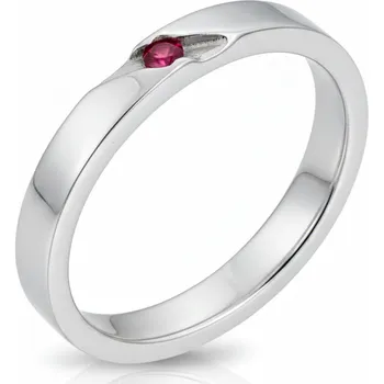 Prsten Stříbrný prsten s českým granátem Zani - 52