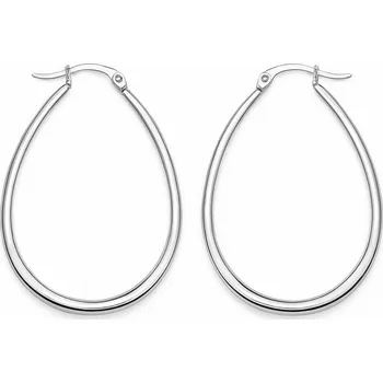 Náušnice Oválné náušnice z chirurgické oceli Boss