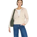 Dámská lehká bunda se strukturmixem a kapucí Cecil 212896 beige velikost M