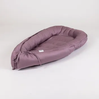 Hnízdečko pro miminko Tulimese Hnízdečko jednobarevné mauve VARIANTY PROVEDENÍ HNÍZDEČKA: HNÍZDEČKO SAMOSTATNÉ
