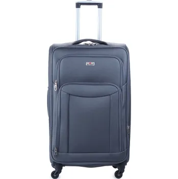 Velký cestovní kufr 9774 šedá