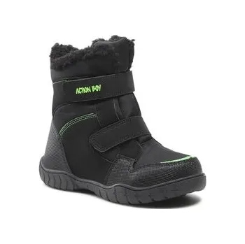 Dámské kozačky Kozačky Action Boy CMY1073H-01GA Černá 33
