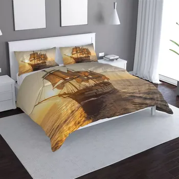 Povlečení Sablio Povlečení Plachetnice na klidném moři 2 - 140x220 / 90x70