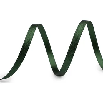 Stuha Atlasová stuha oboulící šíře 5 mm Varianta: 315 zelená tmavá, Balení: 20 m