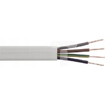 elektrický kabel Kabel CYKY 4x1 (zeleno-žlutý) 450/750V / 50m