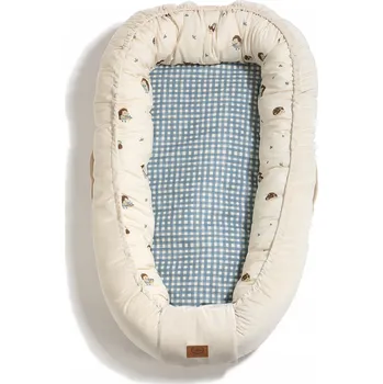 Hnízdečko pro miminko La Millou - Hnízdečko pro miminko Best Nest Velvet BERRY HENRY