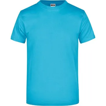 Pánské tričko James&Nicholson Unisex triko JN002 Turquoise S