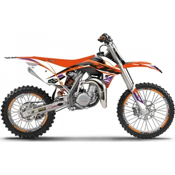 Osvětlení pro motocykl BLACKBIRD sada samolepek (dýhy) KTM SX 85 13-17 DREAM 5 barva oranžová černá (BLACKBIRD sada samolepek (dýhy) KTM SX 85 13-17 DREAM 5 barva oranžová černá)
