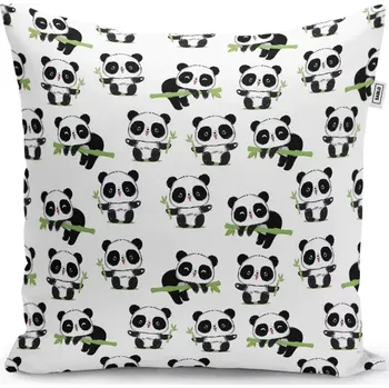 Polštář Sablio Polštář Pandy s větvičkou - 40x40 cm