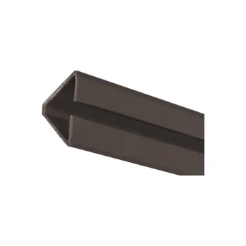 Těsnění do okna a dveří Rohové akustické samolepicí těsnění HARMONY (10 mm x 10 mm / délka 2,1 m/ černá / 1ks)