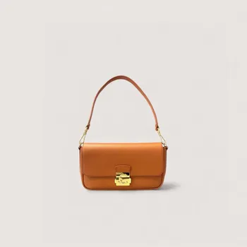 Kabelka COCCINELLE C-ME LOCK MEDIUM KOŽENÁ KABELKA CRAB SS26