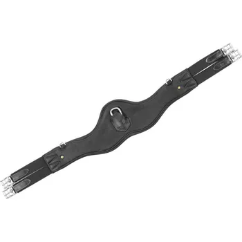 Podbřišník Podbřišník EQUESTRO anatomický kožený černý 115cm