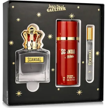 Pánský parfém JEAN PAUL GAULTIER Scandal - Dárková Sada - EDT 100 ml + Deo + Parfém