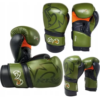 Boxerské rukavice Boxerské sparingové rukavice Rival RS80V Impulse Khaki vel. 16oz