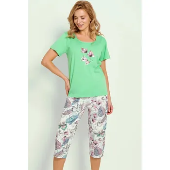 Dámské pyžamo Zelené dámské pyžamo LIA Taro, zelená S i170_3344-S-01 S/S 25