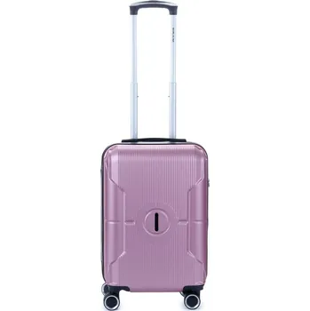 Malý cestovní kufr na kolečkách 635A růžová světle