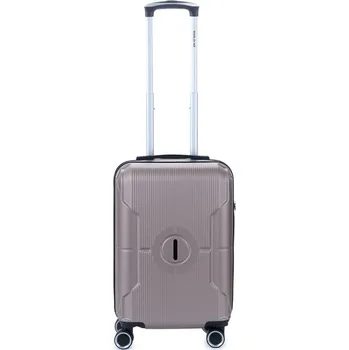 Malý cestovní kufr na kolečkách 635A zlatá/champagne