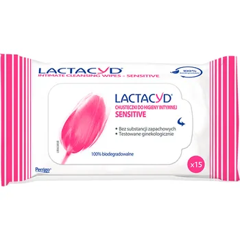 Vlhčené ubrousky pro intimní hygienu Sensitive Lactacyd 15 kusů