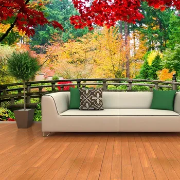 Tapeta Sablio Tapeta Most v parku - 125x75 cm