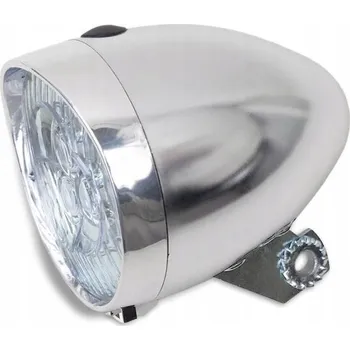 Cyklosvítilna SVĚTLO, PŘEDNÍ SVĚTLOMET NA KOLO LED RETRO STYL