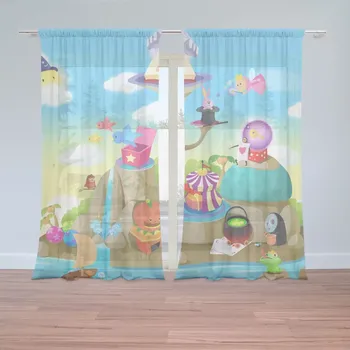 Záclona Sablio Záclony Pohádkový svět: 2ks 150x250cm