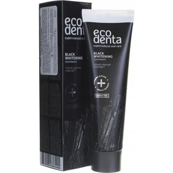 zubní pasta Zubní pasta Ecodenta Black Whitening Toothpaste s uhlím 100 ml