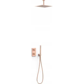 Sprchový set TRES Sprchový set THERM-BOX matná růžově zlatá 21125003OPM