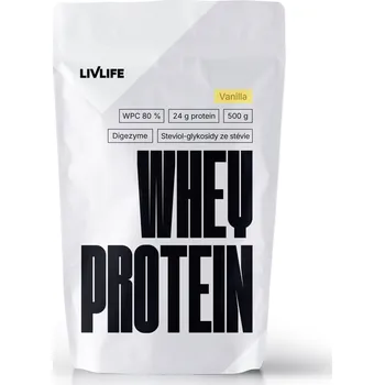 Protein Livlife WHEY protein vanilka 500 g