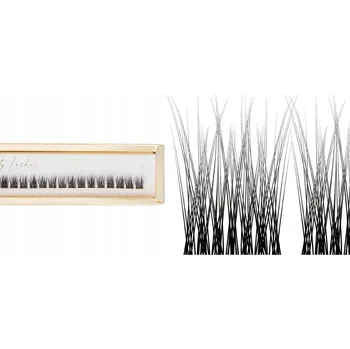 Many Beauty Infinity Lashes Č. 03 Lepené řasy v trsech 28ks CC 13mm