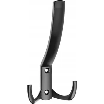 Věšák Šatní ramínko kovový GTV černý