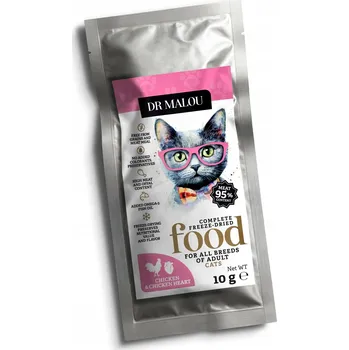 Krmivo pro kočku DrMalou krmivo pro suché kuře 0,01 kg