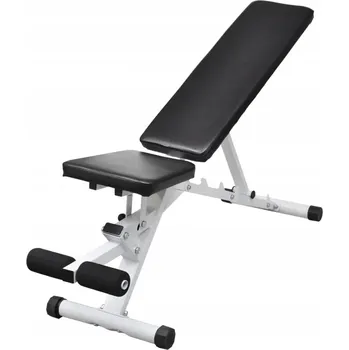 Posilovací lavice Nastavitelná ocelová posilovací lavice, 133 x 41 x 47,5 cm