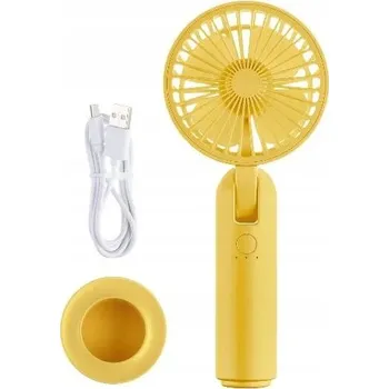 Domácí ventilátor SILVERCREST MINI ventilátor akumulátorový SHV3,7B1 ŽLUTÝ (106/E-797)