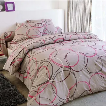 Povlečení Blancheporte Povlečení Noemi s potiskem kruhů, polycoton Velikost: povlak na pol.65x65 cm,bez lemu