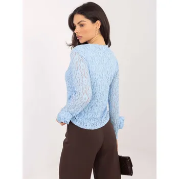 Dámská halenka Krajková halenka světle modrá Italy Moda hnědá | světle modrá 3501673