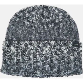 Kšiltovka ČEPICE WOOLRICH SPACE DYE BEANIE GREY MELANGE