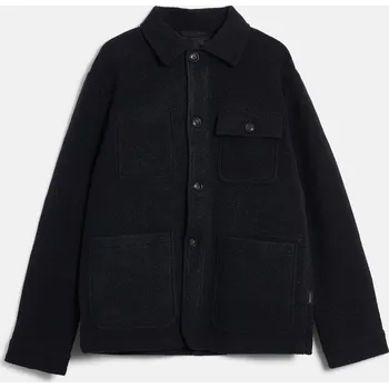 BUNDA WOOLRICH KNIT CHORE JACKET BLACK