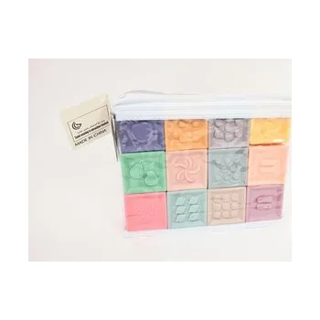 Stavebnice Geomag Miękkie klocki sensoryczne 12el