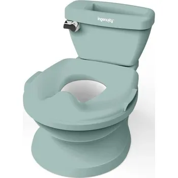 Nočník Ingenuity INGENUITY Toaleta dětská se zvukem My Size™ zelená
