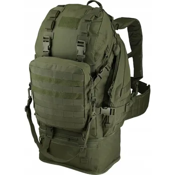 turistický batoh Vojenský Batoh Camo Military Gear 41-60 l zelený