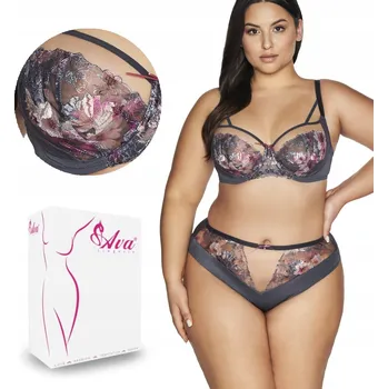 Dámské spodní prádlo Ava podprsenka nevyztužená šedá velikost 75L