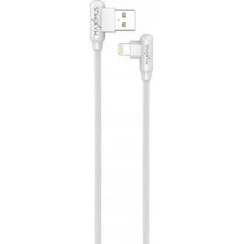 Datový kabel Kabel Maxximus USB - Apple Lightning 1 m bílý