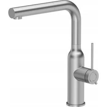 Vodovodní baterie Kuchyňská baterie stojánková Quadron Angelina Q Line stříbrná