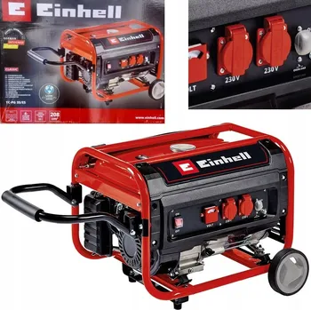 Elektrocentrála Jednofázová přenosná elektrocentrála Einhell 3100 W benzínová