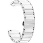 KERAMICKÝ ŘEMÍNEK PRO HODINKY XIAOMI WATCH S4 41MM, REALME BAND 2 18MM