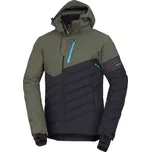 Northfinder Zygmunt Pánská lyžařská bunda BU-5349SNW blackdarkgreen 2XL