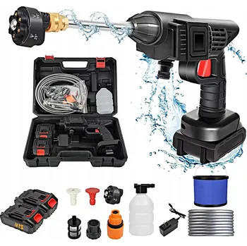 Vysokotlaký čistič AKUMULÁTOROVÁ TLAKOVÁ MYČKA VÝKONNÁ + 2 BATERIE