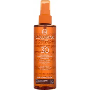Přípravek na opalování Collistar Supertanning Hydratační Suchý Olej SPF30 Olej na Opalování 200 Ml